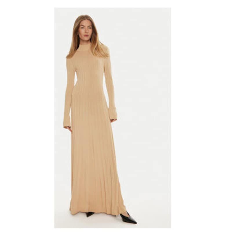 Дамска рокля  304209932 - Вискоза/Полиамид - Бежов IVY OAK