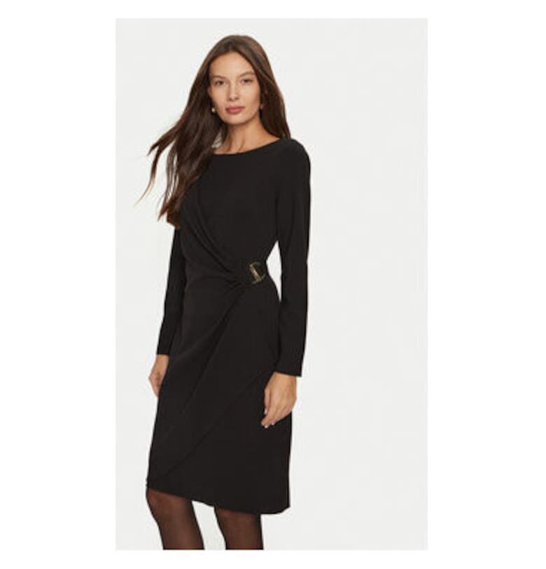 Дамска рокля -  304268304 - Полиестер - Черен DKNY