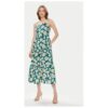 Дамска рокля -  304357886 - Памук - Зелен GAP