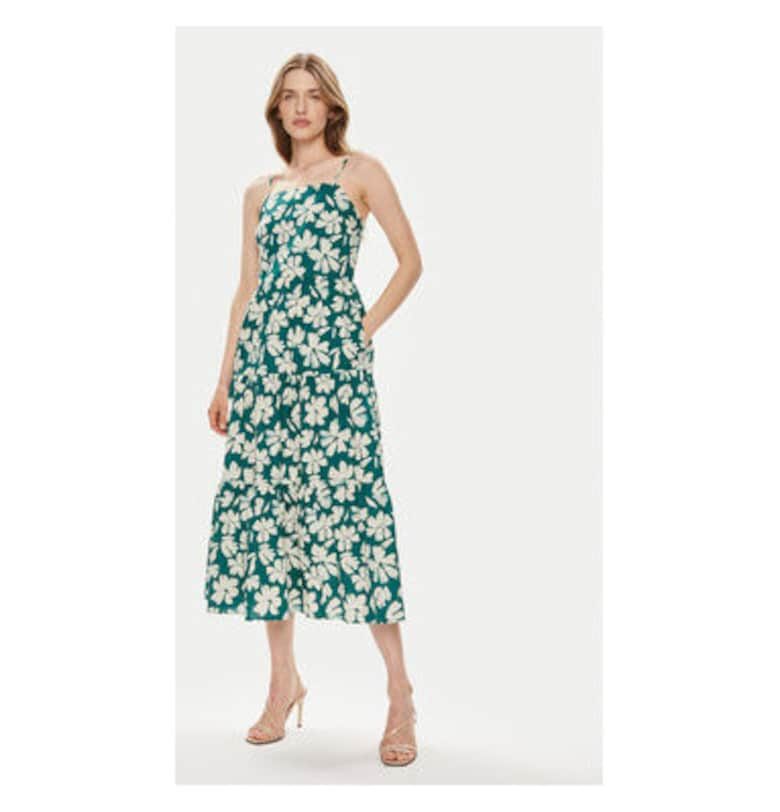 Дамска рокля -  304357886 - Памук - Зелен GAP