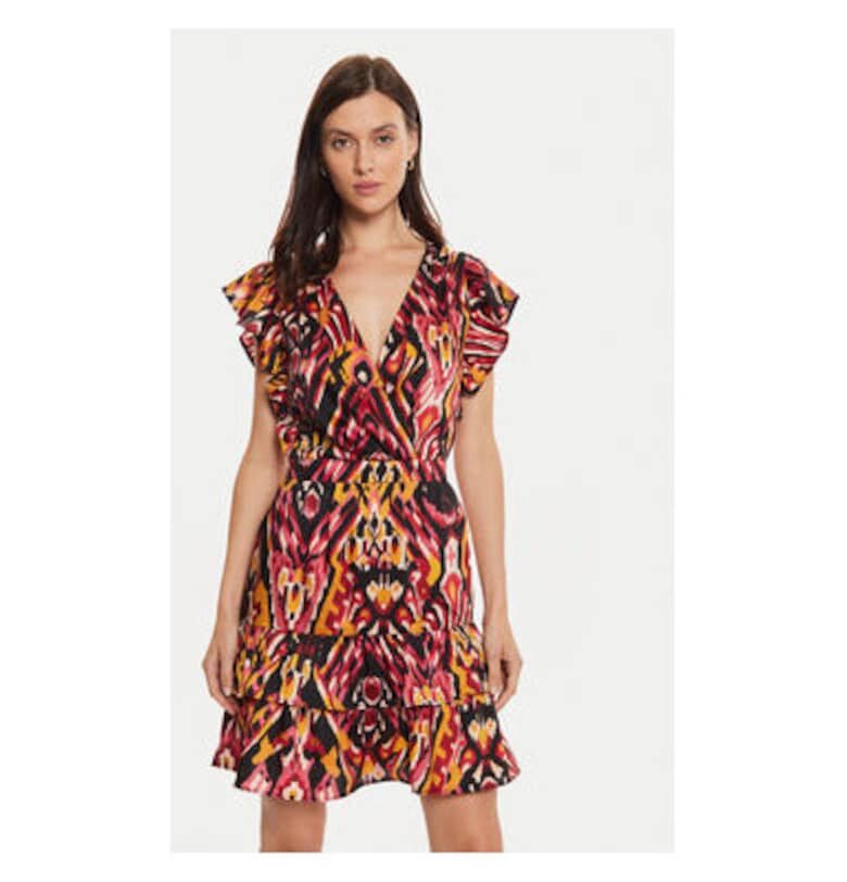 Дамска рокля -  304480096 - Полиестер - Многоцветен Morgan