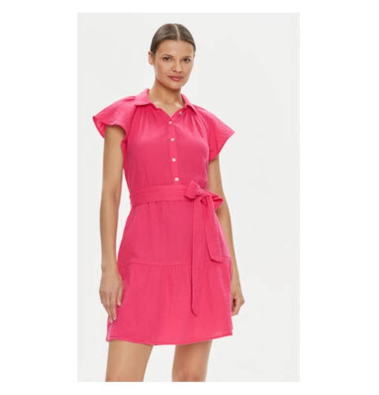 Дамска рокля -  304508622 - Памук - Розов GAP