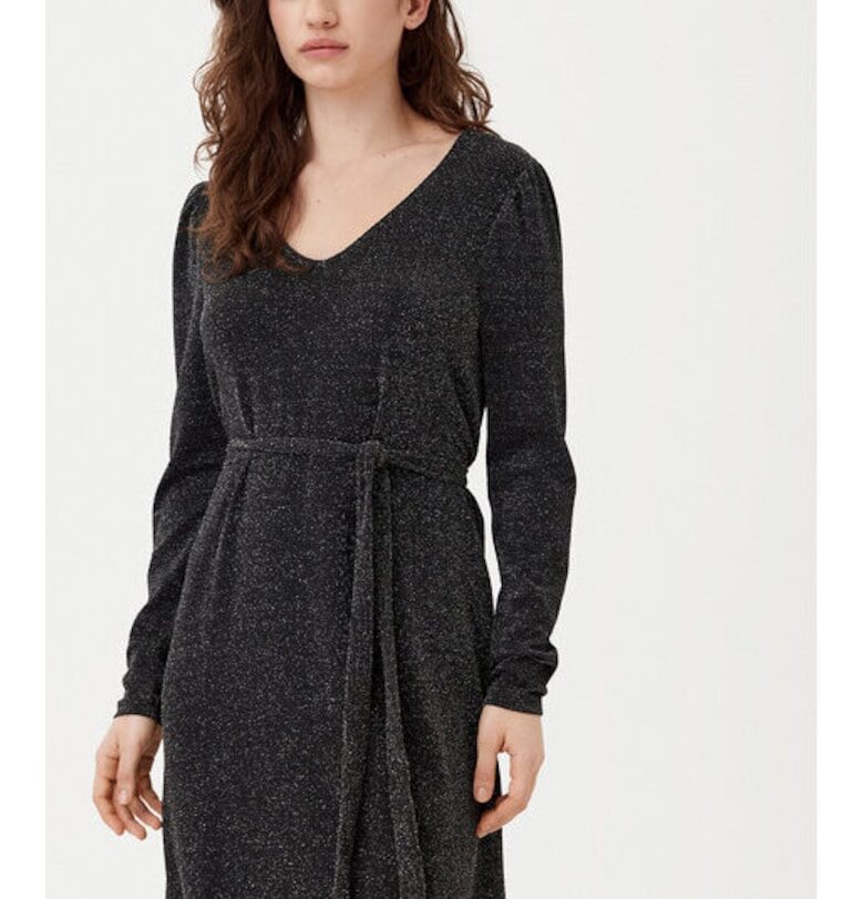 Дамска рокля -  304768248 - Полиамид/Метални влакна - Черна Vila