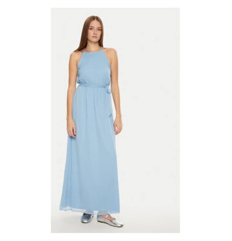 Дамска рокля -  304903090 - Полиестер - Син Vila