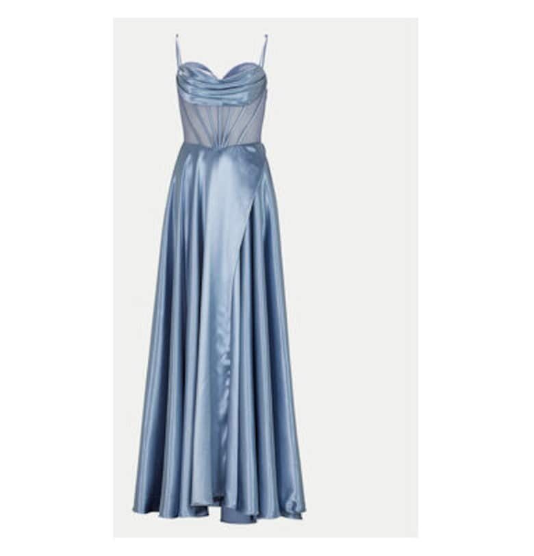 Дамска рокля -  304926334 - Полиестер - Син Hey kyla