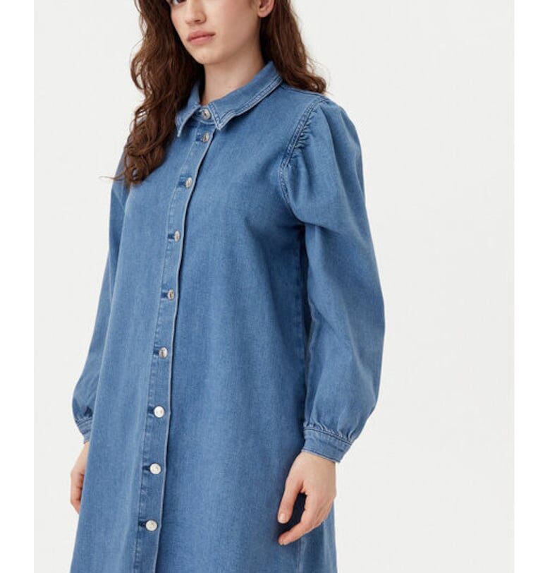 Дамска рокля -  305191489 - Памук - Син Only