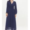Дамска рокля -  50630 - тъмносиня - полиестер Rinascimento