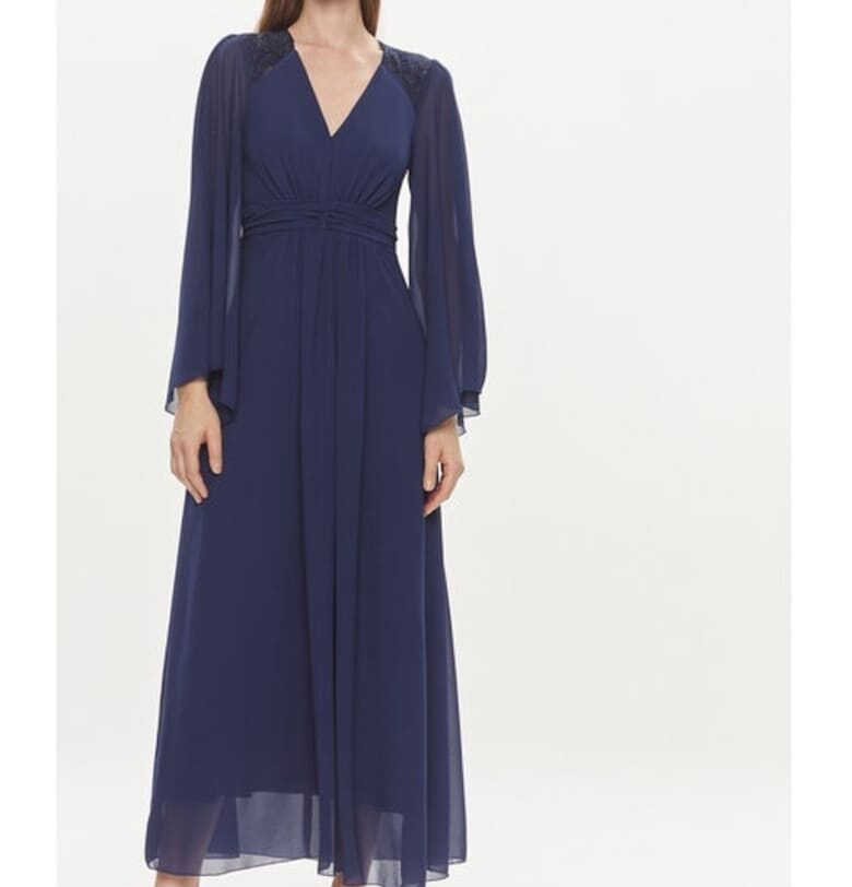 Дамска рокля -  50630 - тъмносиня - полиестер Rinascimento