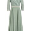 Дамска рокля  5AE29100 - Полиестер - Зелен Swing