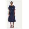 Дамска рокля  5AI02500 - Полиестер - Тъмносин Swing