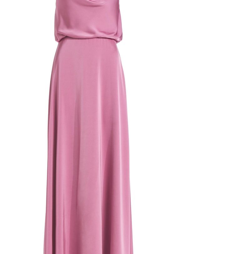 Дамска рокля  5AI074HK - Полиестер - Розов Hey kyla