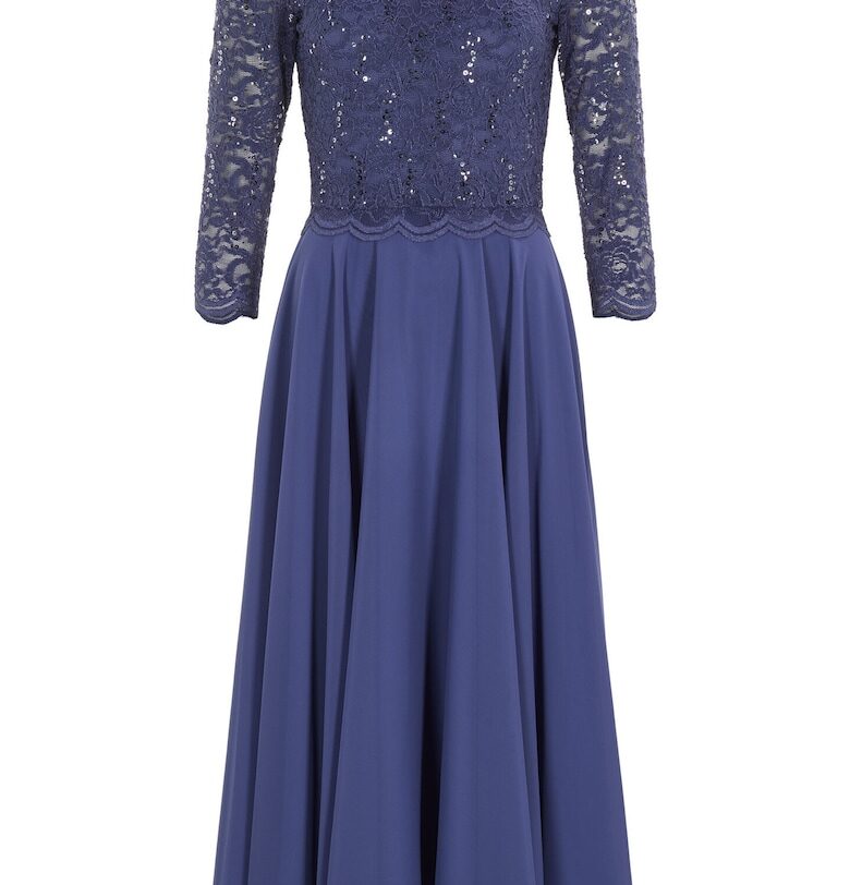 Дамска рокля  5AI08900 - Полиестер - Син Swing