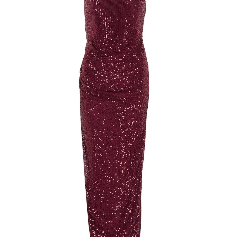 Дамска рокля  5AI09800 - Полиестер - Бордо Swing