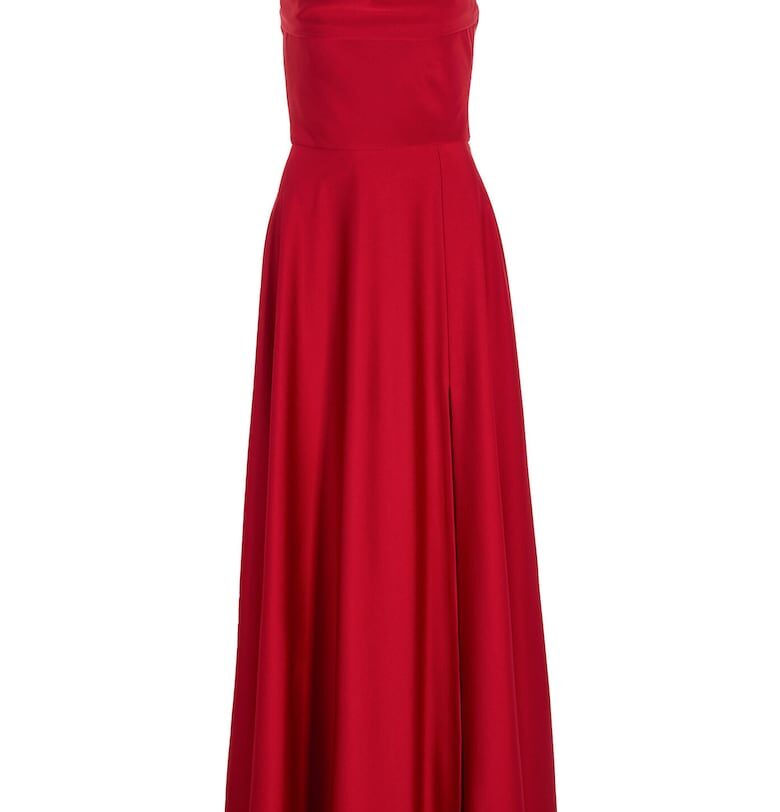 Дамска рокля  5AI13600 - Полиестер - Червена Swing