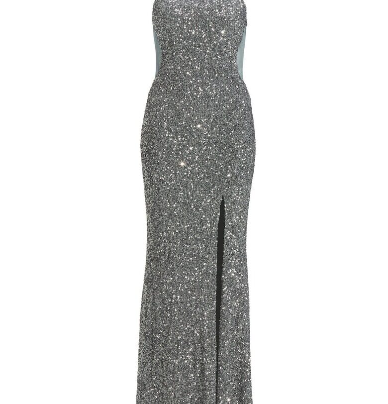 Дамска рокля  5AJ006HK - Полиестер/Еластан - Зелена Hey kyla