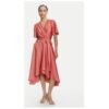 Дамска рокля  5AJ04000 - Полиестер - Оранжев Swing