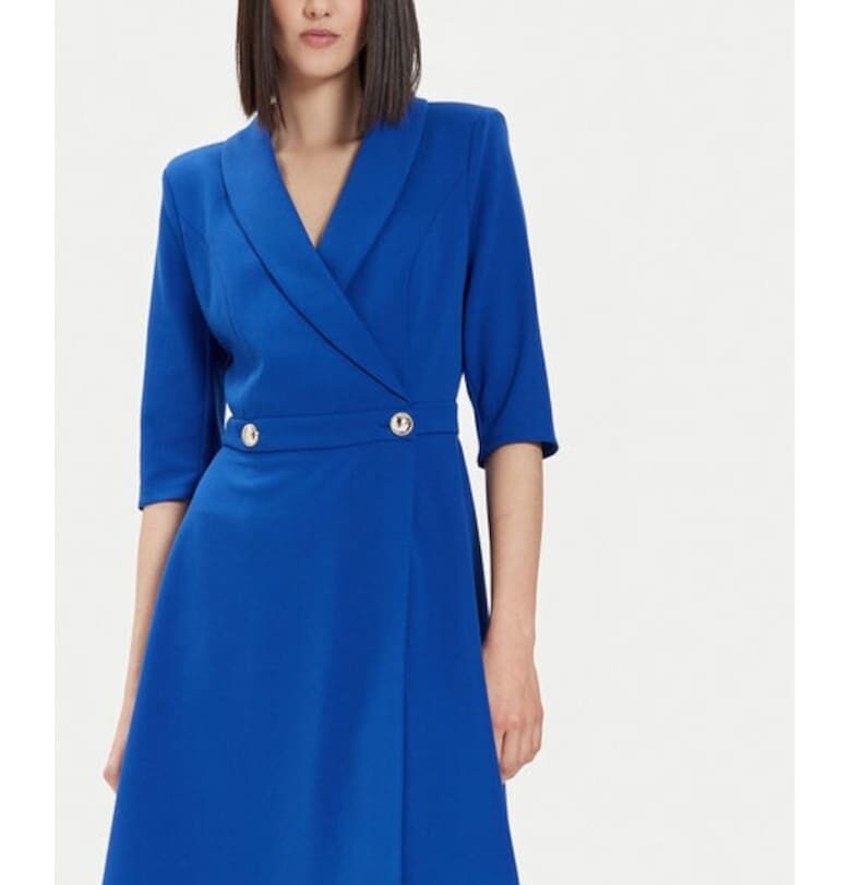 Дамска рокля -  77832 - Синя - Полиестер Rinascimento