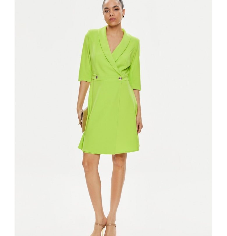 Дамска рокля -  77894 - Полиестер - Зелена Rinascimento