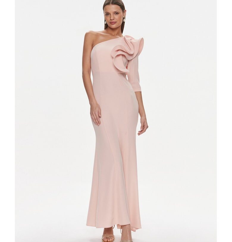 Дамска рокля -  91937 - Полиестер - Розово Rinascimento