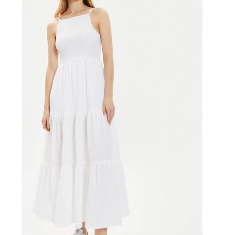 Дамска рокля -  95393 - Полиестер - Бяла BRAVE SOUL