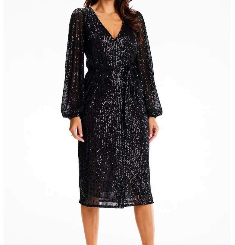 Дамска рокля  A632 - Бежова awama