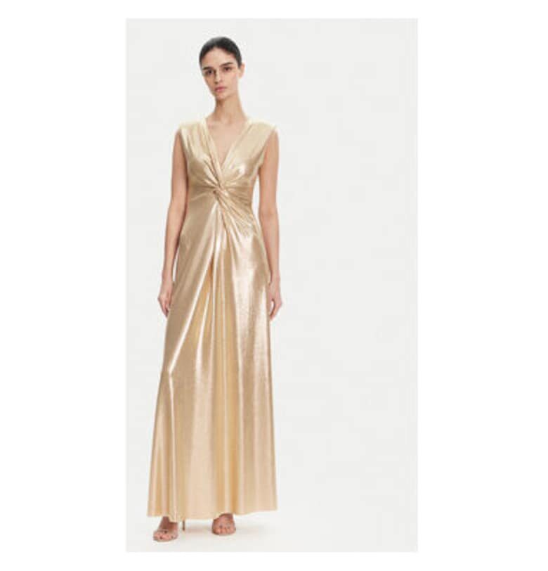 Дамска рокля  CFC0019899002 - Полиамид/Еластан - Златист Rinascimento