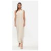 Дамска рокля  CFC0117713003 - Полиестер/Еластан - M INTL - Екрю Rinascimento