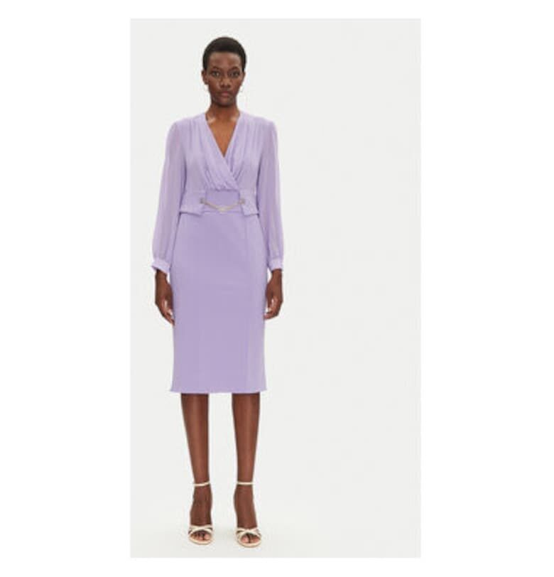 Дамска рокля  CFC0123289003 - Полиестер - Лилав Rinascimento