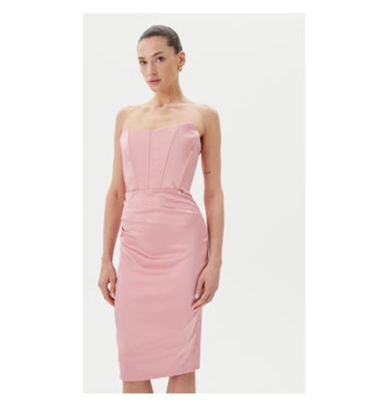 Дамска рокля  CFC0123676003 - Полиестер - Розов Rinascimento