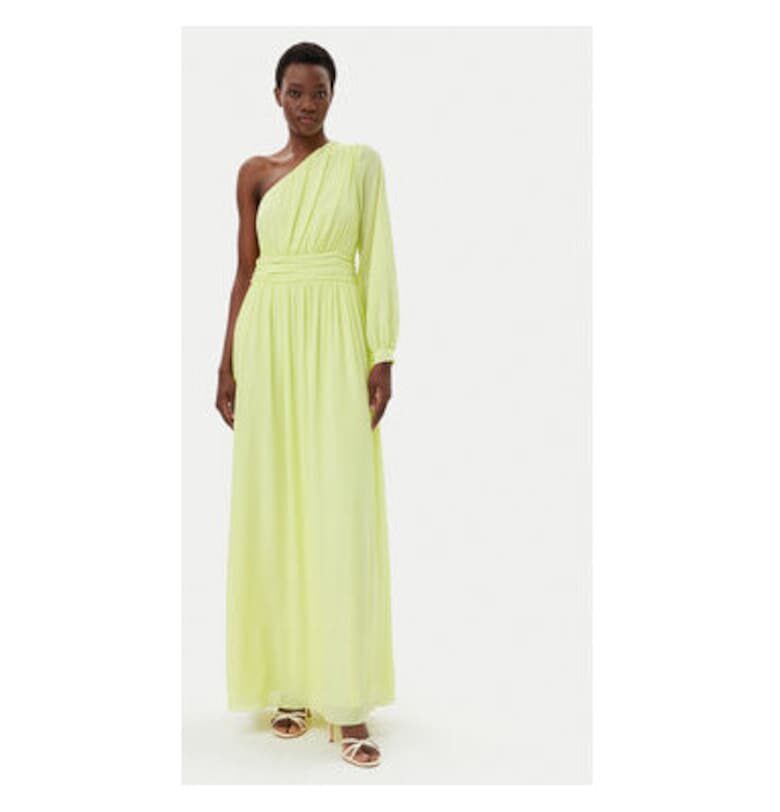 Дамска рокля  CFC0123856003 - Полиестер - Жълт Rinascimento