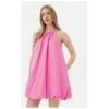 Дамска рокля  CFC0124139003 - Памук - Розов Rinascimento
