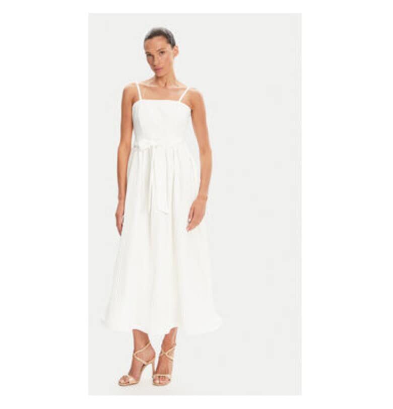 Дамска рокля  CFC0124473003 - Памук/Полиестер - Бяла Rinascimento