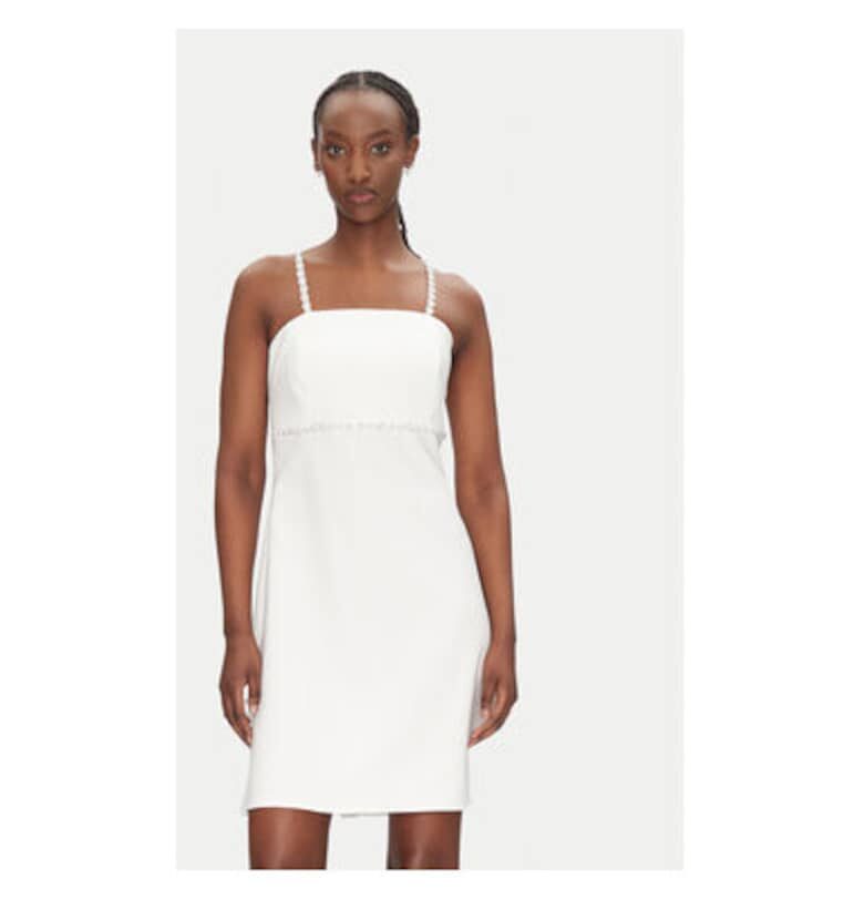 Дамска рокля  CFC0124761003 - Полиестер - Екрю Rinascimento