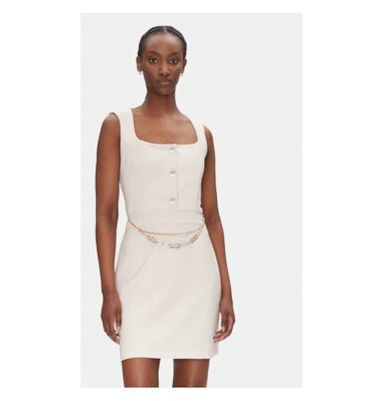 Дамска рокля  CFC0124908003 - Полиестер - Бежов Rinascimento