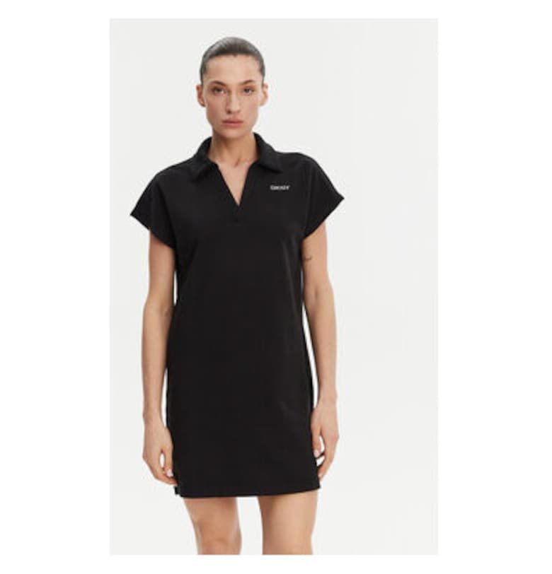 Дамска рокля  DP5D4890 - Памук/Полиестер - L INTL - Черен DKNY