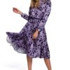 Дамска рокля Wilda - Лилава Adona