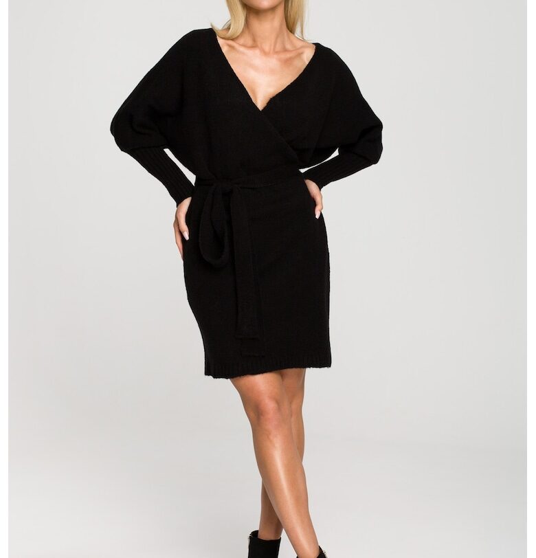 Дамска рокля - Акрил - Размер М - Черна MOE