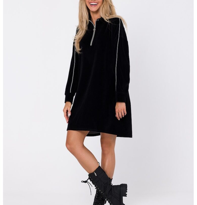 Дамска рокля - Памук - Размер М - Черна MOE