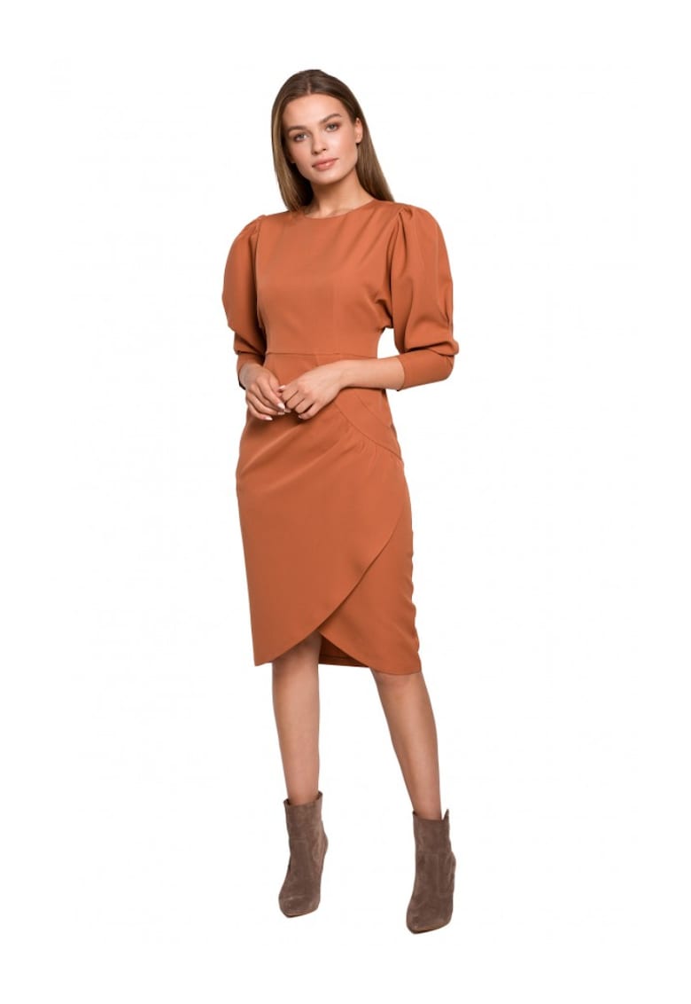 Дамска рокля Полиестер/Еластан - Черен Style