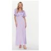 Дамска рокля - Ринасименто - 302890903 - Рециклиран полиестер - Лилаво Rinascimento