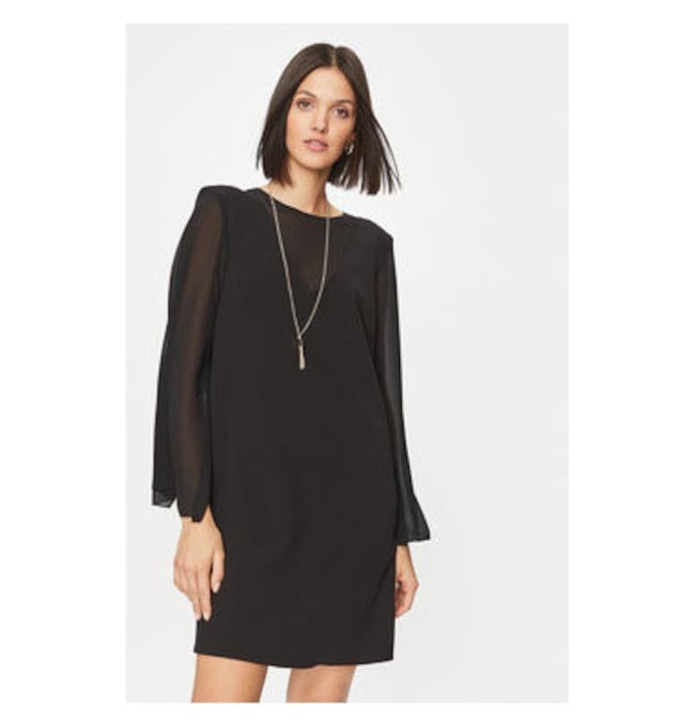 Дамска рокля - Ринасименто - 303608965 - Полиестер - Черен Rinascimento