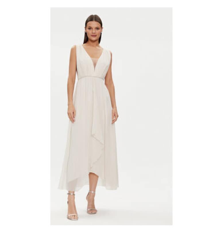 Дамска рокля - Ринасименто - 304130441 - Полиестер - Бежов Rinascimento