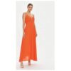 Дамска рокля - Ринасименто - 304454509 - Полиестер - Оранжев Rinascimento