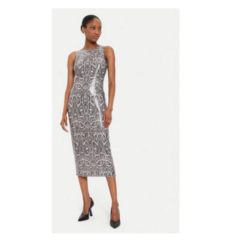 Дамска рокля - Ринасименто - 304609947 - Полиестер - Сив Rinascimento