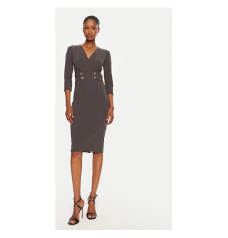 Дамска рокля - Ринасименто - 304724152 - Полиестер - Сив Rinascimento