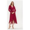 Дамска рокля - Ринасименто - 304891168 - Полиестер - Червен Rinascimento