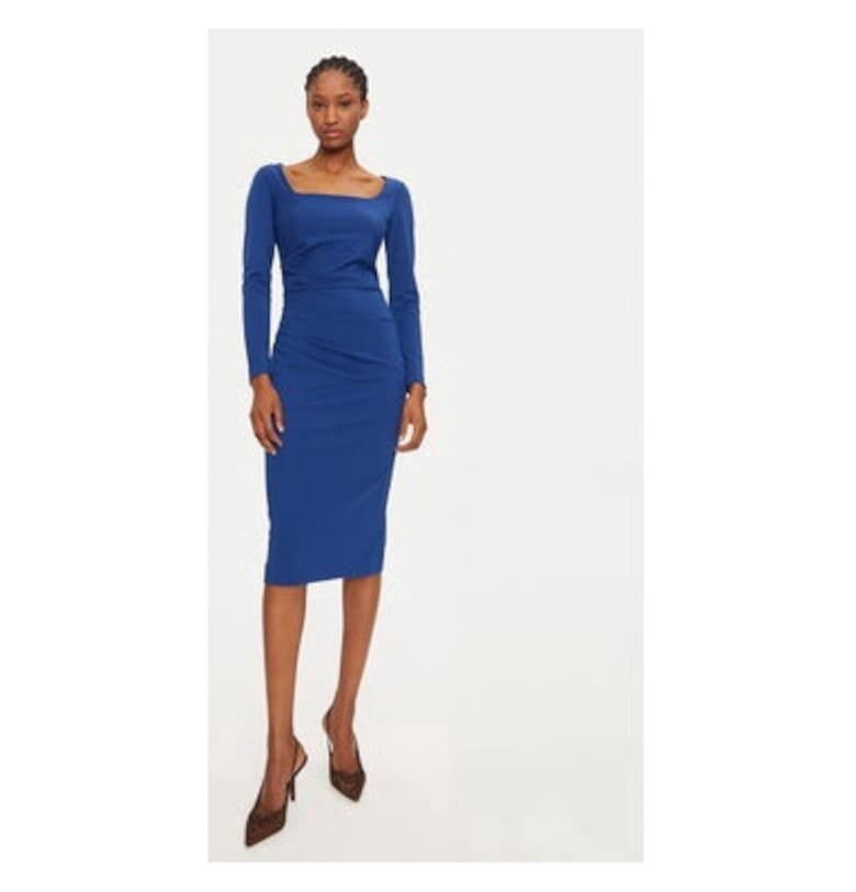 Дамска рокля - Ринасименто - 304917585 - Полиестер - Син Rinascimento