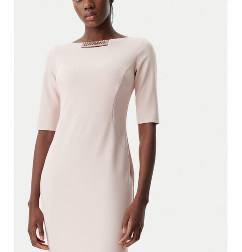 Дамска рокля - Ринасименто - 305317919 - Полиестер - Розов Rinascimento