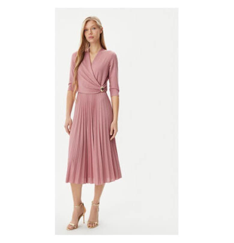 Дамска рокля - Риначименто - 305317896 - Вискоза/Полиамид - Розов Rinascimento