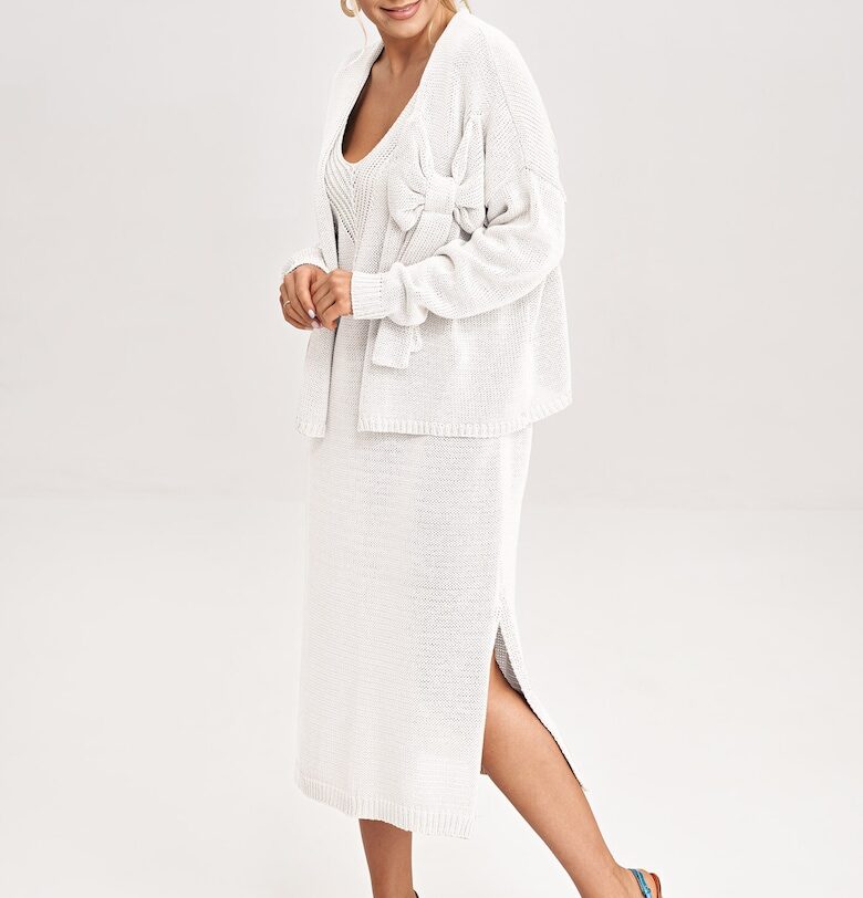 Дамска рокля  акрил - памук - бяла - Един размер Figl